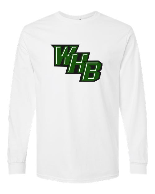WHB Lacrosse Gildan Unisex Ultra Cotton Long Sleeve T-Shirt - White