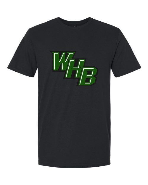 WHB Lacrosse Gildan Unisex Softstyle T-Shirt - Black