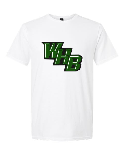 WHB Lacrosse Gildan Unisex Softstyle T-Shirt - White