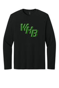 WHB Lacrosse Gildan Softstyle Long Sleeve T-Shirt - Black
