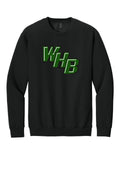 WHB Lacrosse Gildan Softstyle Crewneck Sweatshirt SF000 - Black