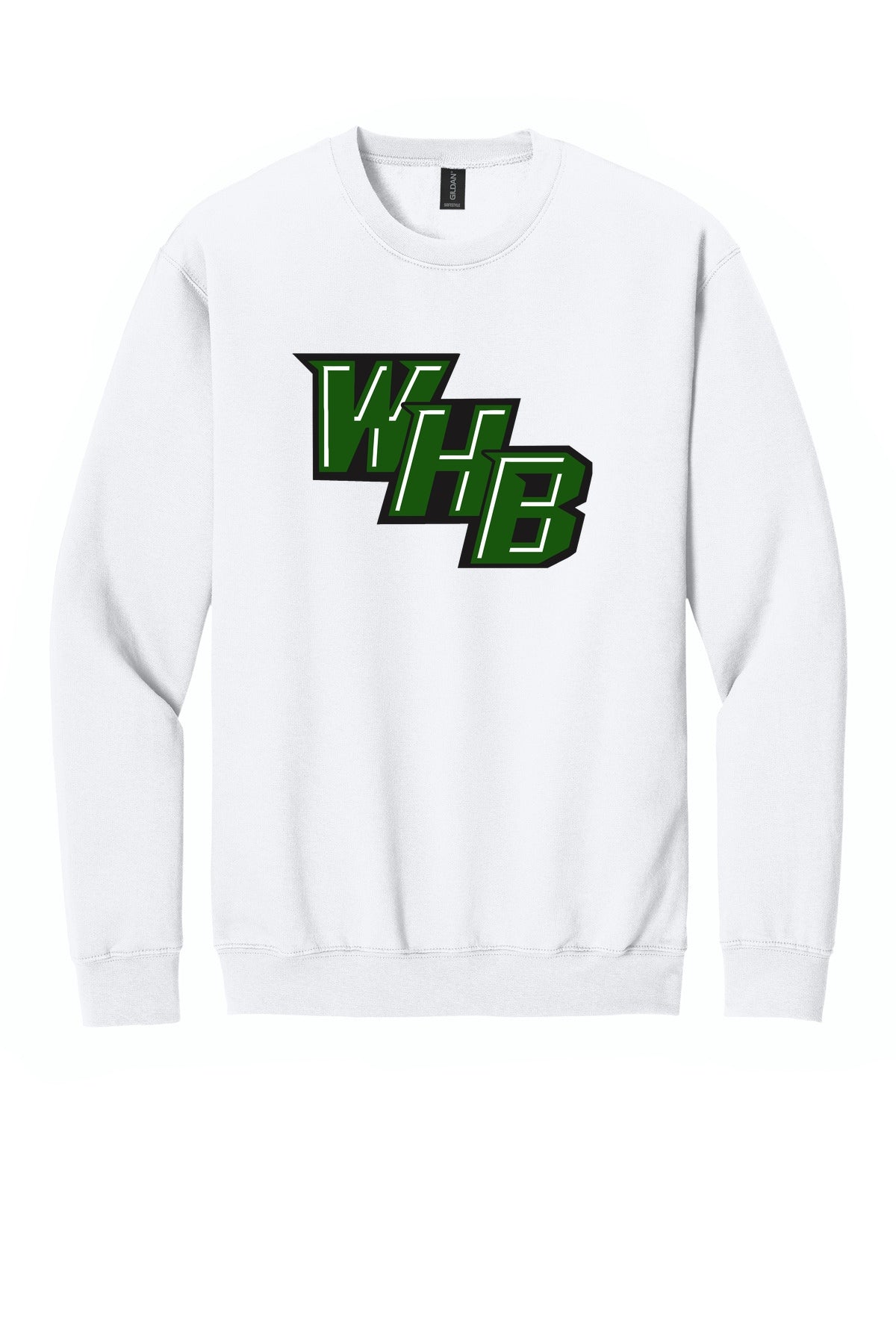WHB Lacrosse Gildan Softstyle Crewneck Sweatshirt SF000 - White
