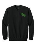WHB Lacrosse Gildan Softstyle Midweight Fleece 1/4-Zip SF008 - Black