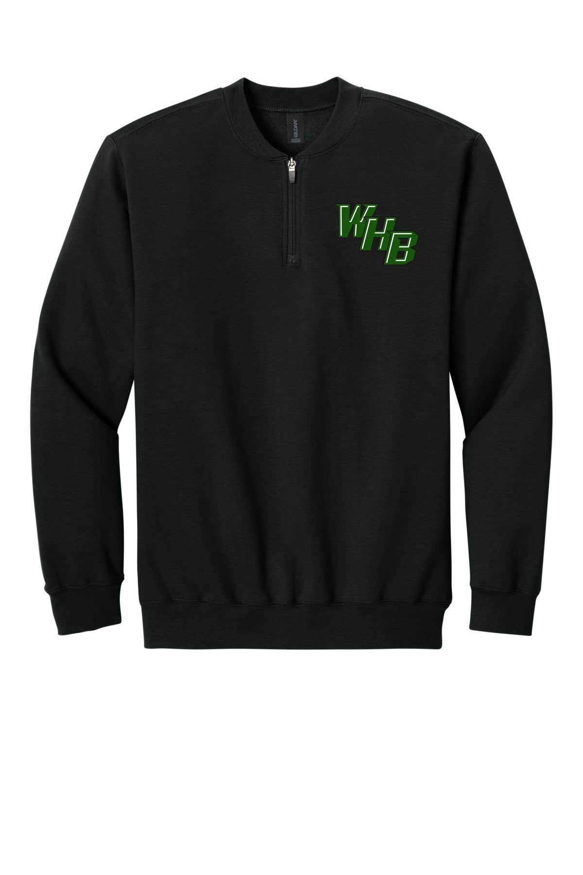 WHB Lacrosse Gildan Softstyle Midweight Fleece 1/4-Zip SF008 - Black