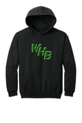 WHB Lacrosse Gildan Youth Softstyle Midweight Fleece Hoodie SF500B - Black