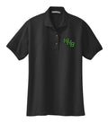 WHB Lacrosse Port Authority Port Authority Women's Silk Touch Polo - Black