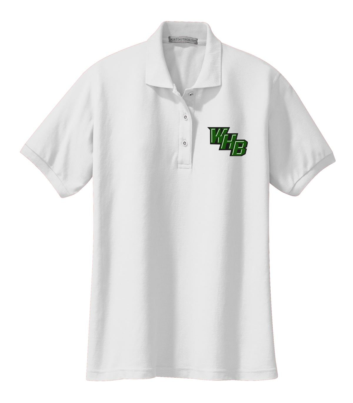 WHB Lacrosse Port Authority Port Authority Women's Silk Touch Polo - White