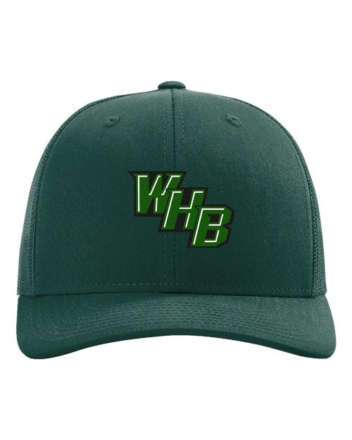WHB Lacrosse Richardson Snapback Trucker Cap - Dark Green