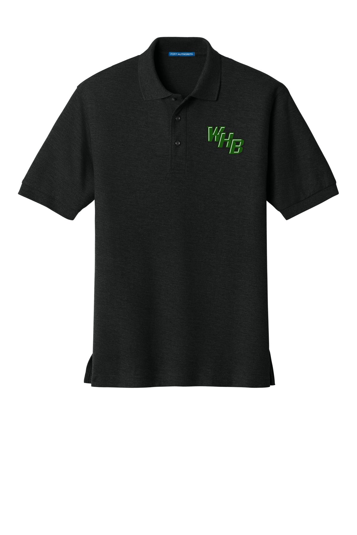 WHB Lacrosse Port Authority Port Authority Silk Touch Polo K500 - Black