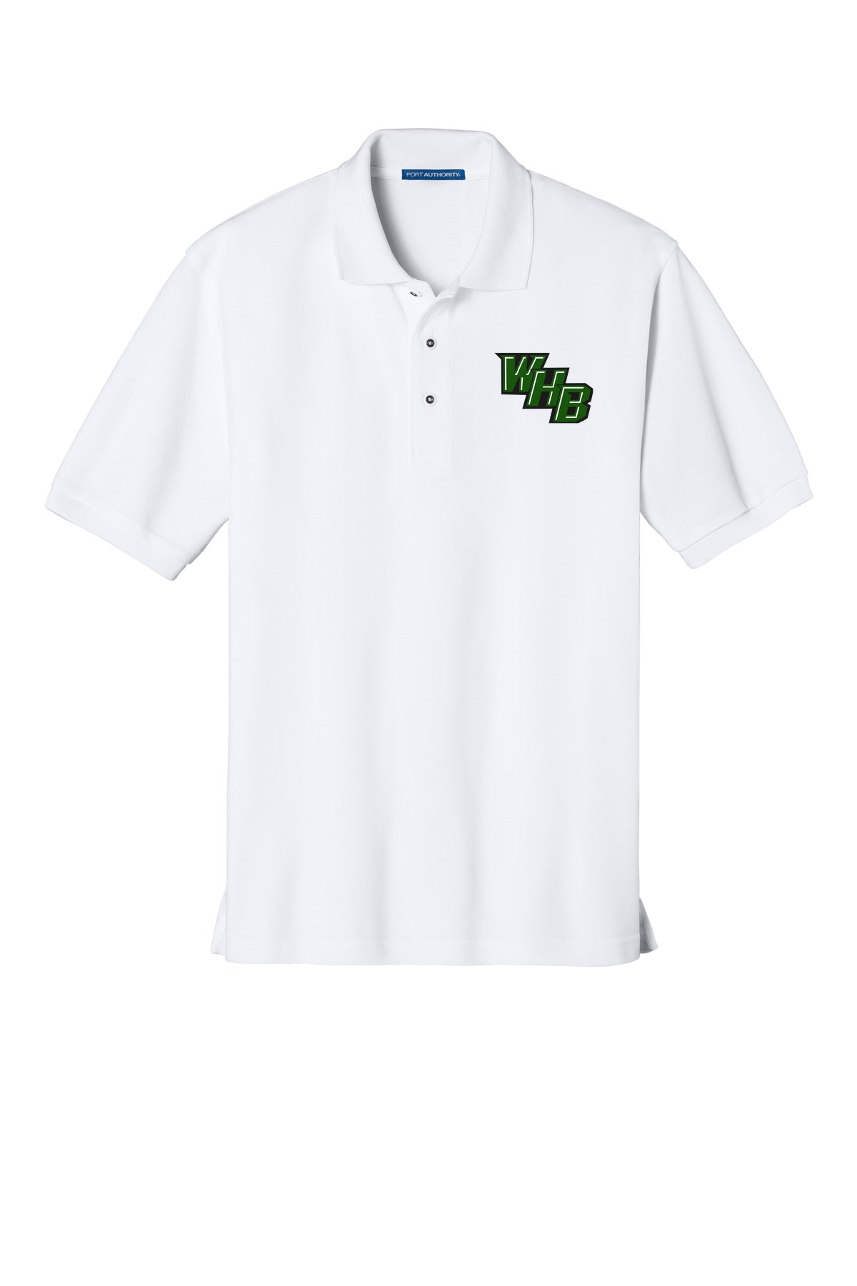 WHB Lacrosse Port Authority Port Authority Silk Touch Polo K500 - White