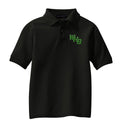 WHB Lacrosse Port Authority Port Authority Youth Silk Touch Polo - Black