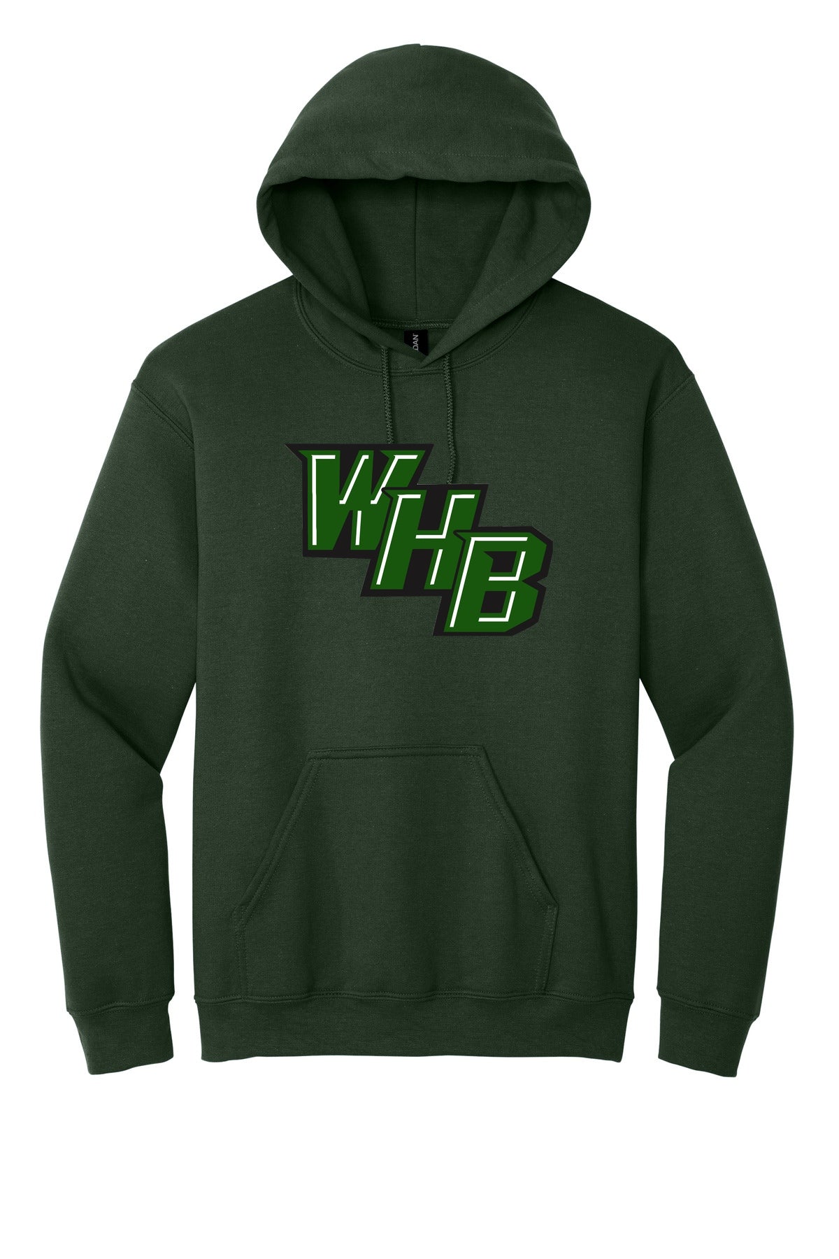 WHB Lacrosse Gildan - Heavy Blend Hooded Sweatshirt - Dark Green