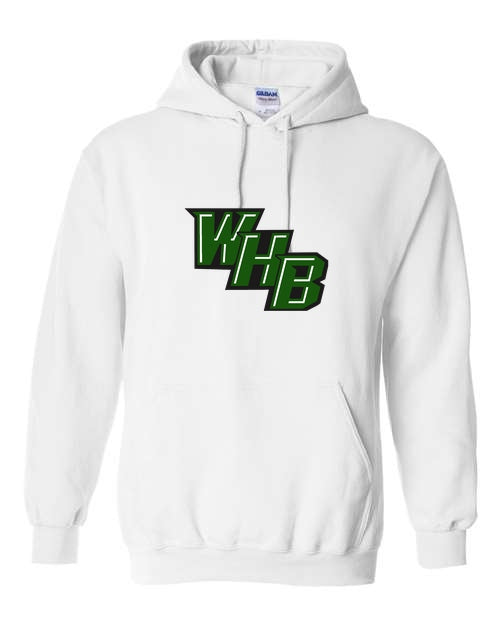 WHB Lacrosse Gildan Unisex Heavy Blend Hooded Sweatshirt - White