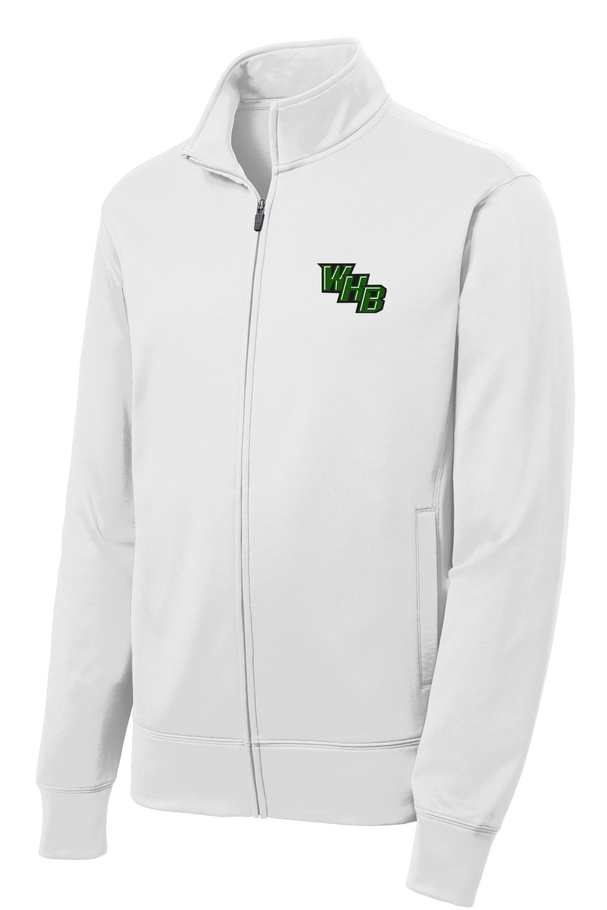 WHB Lacrosse Sport-Tek Sport-Tek Sport-Wick Fleece Full-Zip Jacket - White