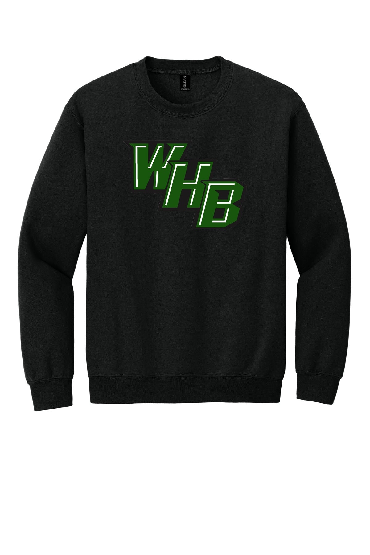 WHB Lacrosse Gildan Heavy Blend Crewneck Sweatshirt - Black
