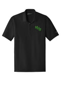 WHB Lacrosse Nike Dri-FIT Classic Fit Players Polo with Flat Knit Collar - Black