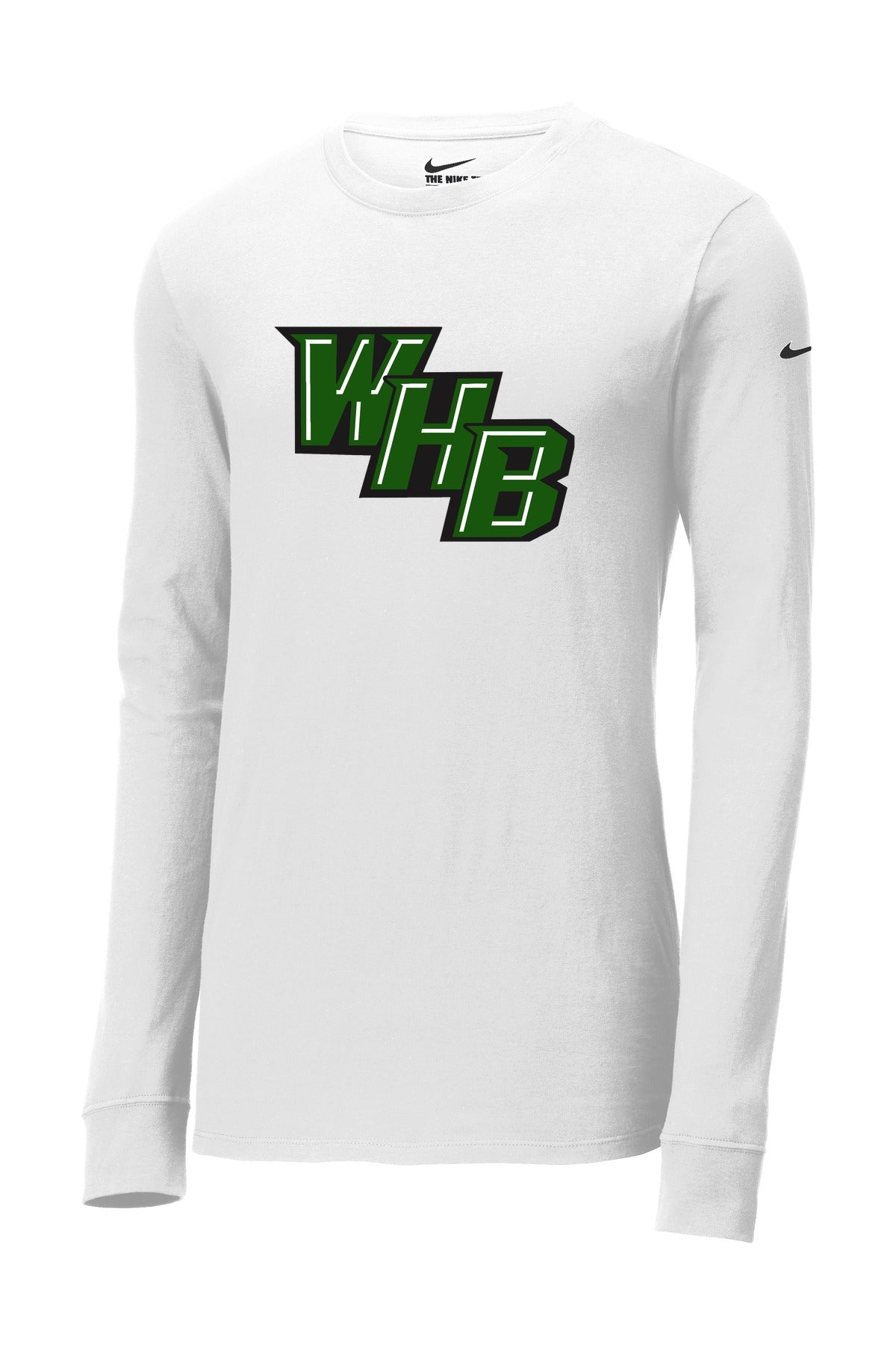 WHB Lacrosse Nike Dri-FIT Cotton/Poly Long Sleeve Tee - White