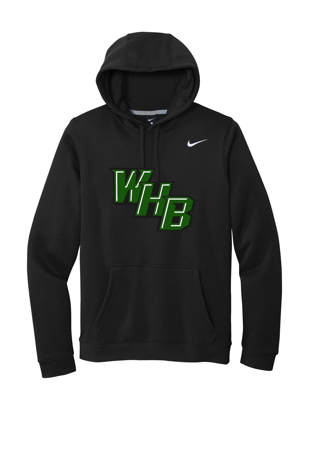 WHB Lacrosse Nike Club Fleece Pullover Hoodie CJ1611 - Black