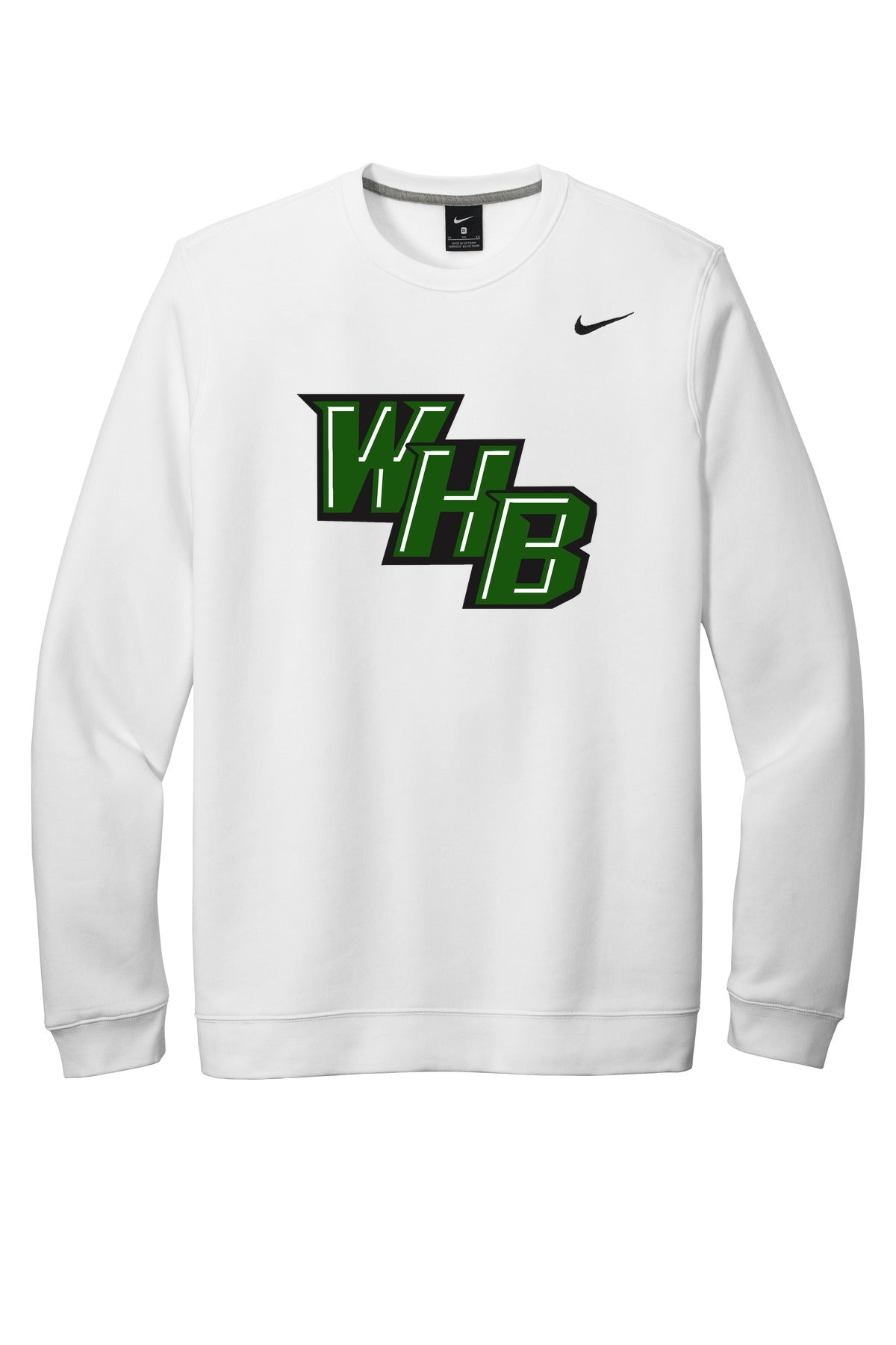 WHB Lacrosse Nike Club Fleece Crew CJ1614 - White