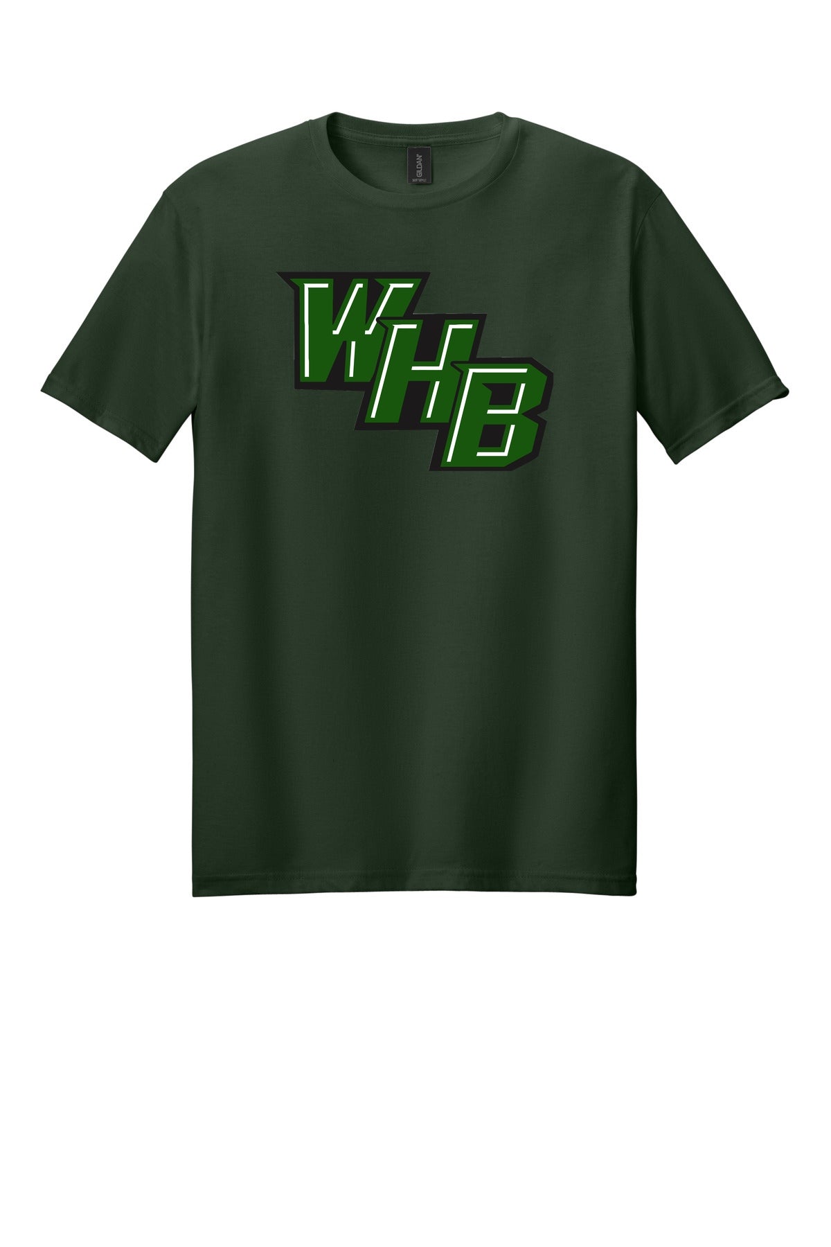 WHB Lacrosse Gildan Softstyle T-Shirt - Dark Green