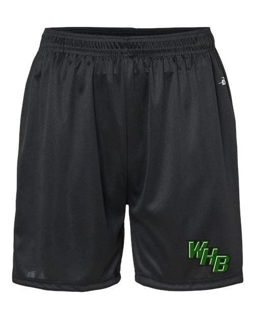 WHB Lacrosse Badger Men's B-Core 5" Pocketed Shorts - Black